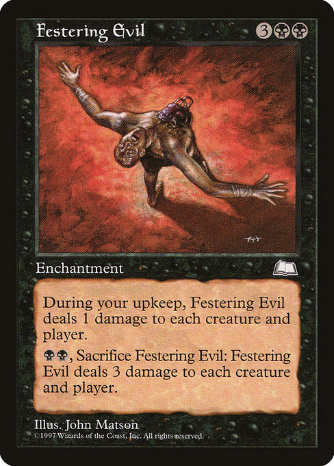 Festering Evil - Weatherlight Uncommon Card