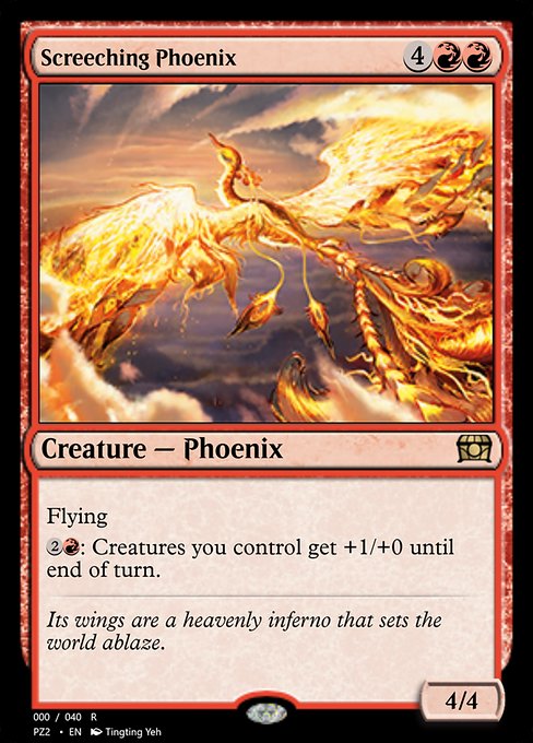 Screeching Phoenix - Treasure Chest Rare Card