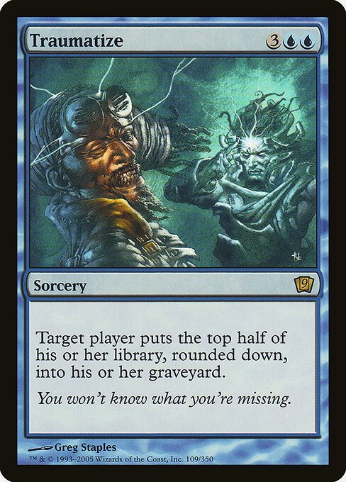 Traumatize - Ninth Edition Rare Card