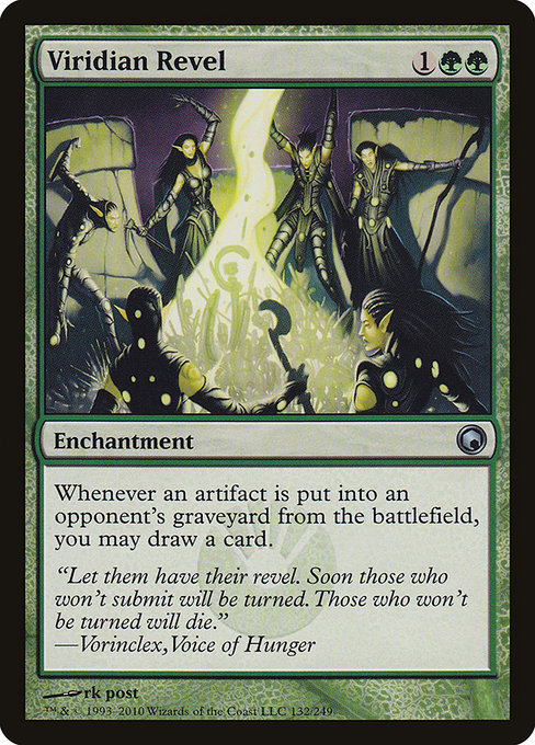 Viridian Revel - Scars of Mirrodin Uncommon Card