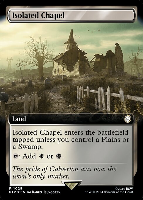 Isolated Chapel - Fallout Rare Card