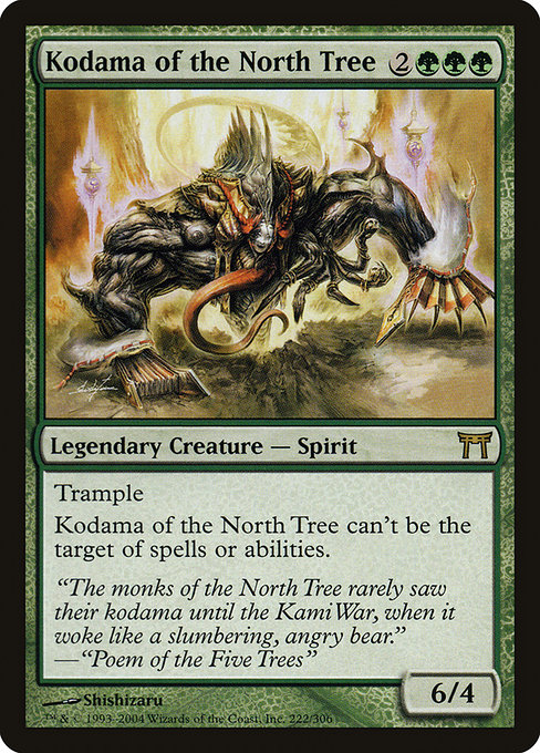Kodama of the North Tree - Champions of Kamigawa Rare Card