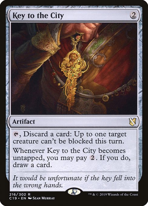 Key to the City - Commander 2019 Rare Card