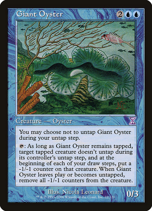 Giant Oyster - Time Spiral Timeshifted Special Card