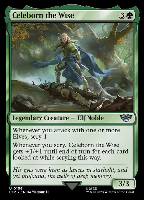 Celeborn the Wise - The Lord of the Rings: Tales of Middle-earth Uncommon Card