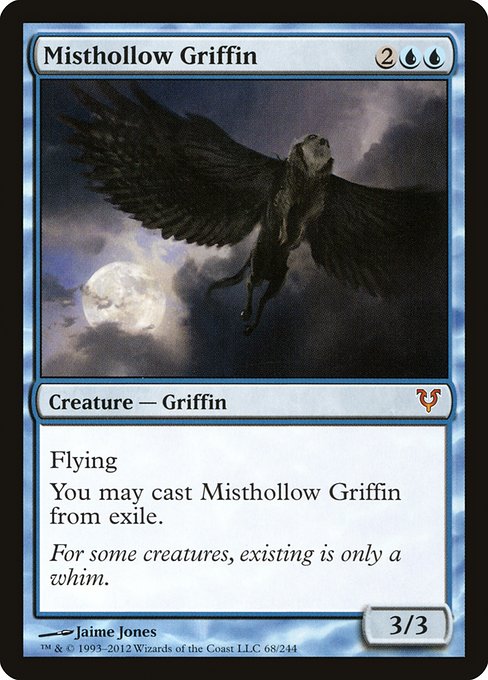 Misthollow Griffin - Avacyn Restored Mythic Card