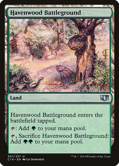 Havenwood Battleground - Commander 2014 Uncommon Card