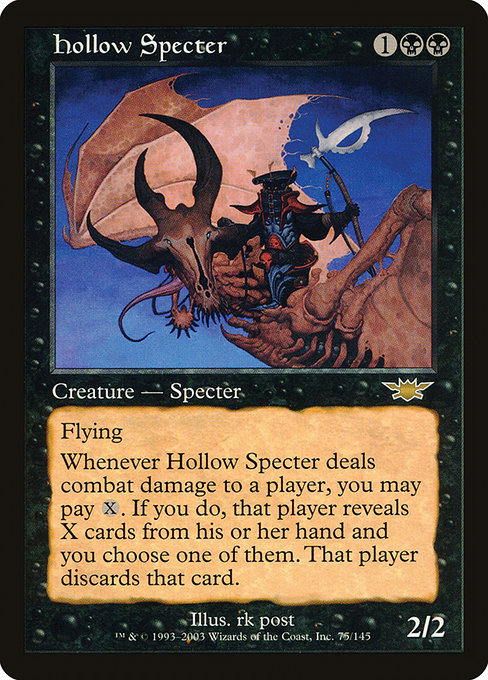 Hollow Specter - Legions Rare Card