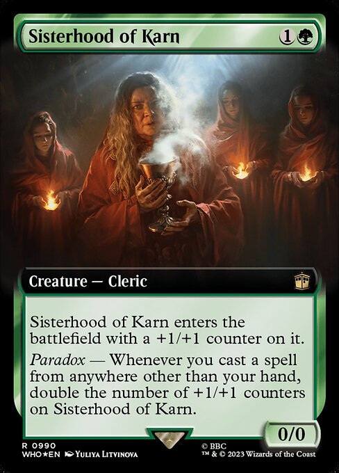 Sisterhood of Karn - Doctor Who Rare Card