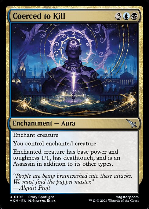 Coerced to Kill - Murders at Karlov Manor Uncommon Card