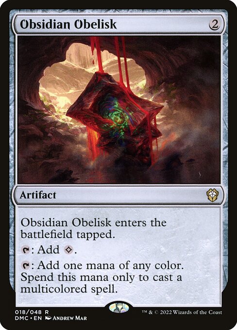 Obsidian Obelisk - Dominaria United Commander Rare Card