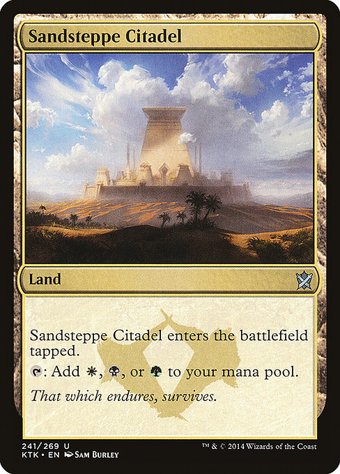 Sandsteppe Citadel - Khans of Tarkir Uncommon Card
