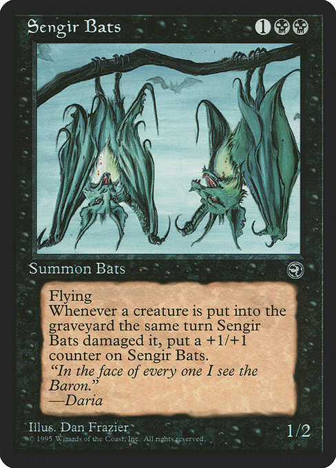 Sengir Bats - Homelands Common Card
