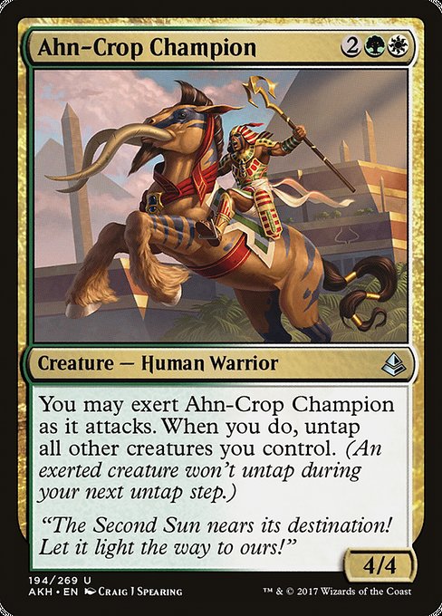 Ahn-Crop Champion - Amonkhet Uncommon Card