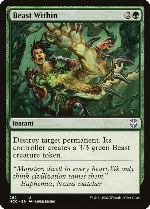 Beast Within - New Capenna Commander Uncommon Card