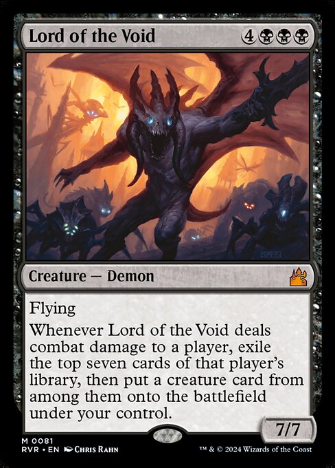 Lord of the Void - Ravnica Remastered Mythic Card