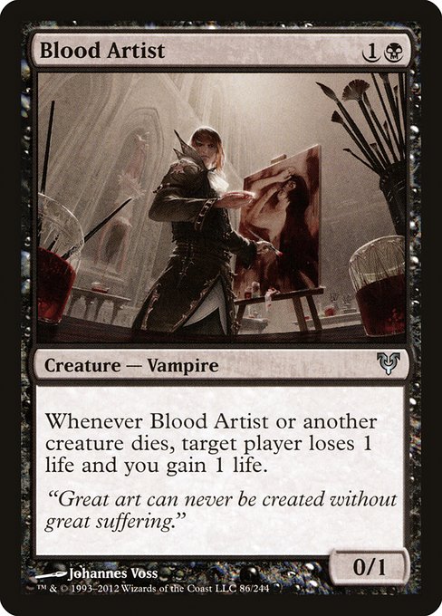 Blood Artist - Avacyn Restored Uncommon Card