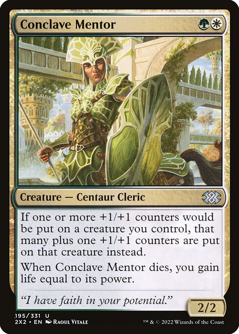 Conclave Mentor - Double Masters 2022 Uncommon Card