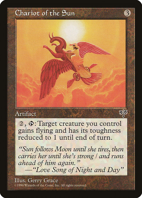 Chariot of the Sun - Mirage Uncommon Card