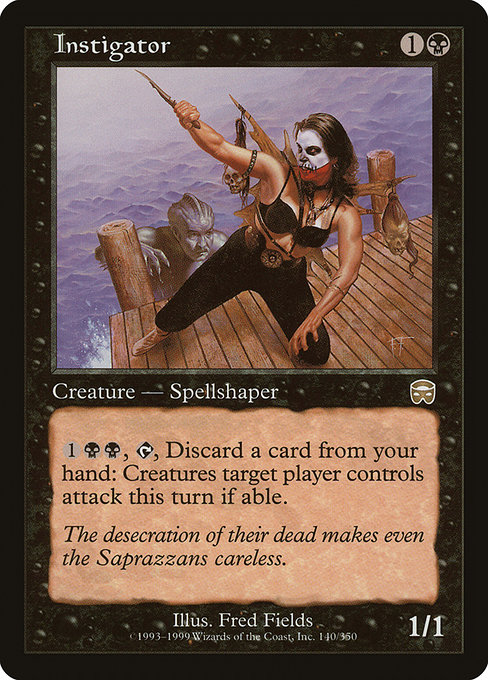 Instigator - Mercadian Masques Rare Card