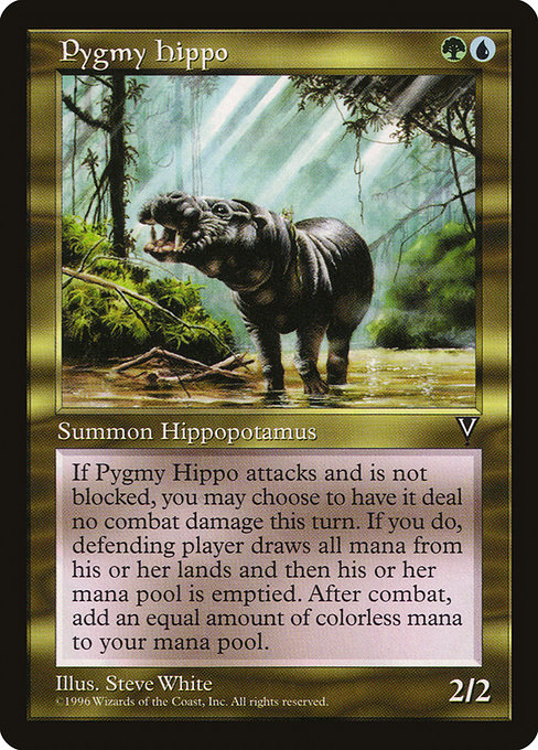 Pygmy Hippo - Visions Rare Card