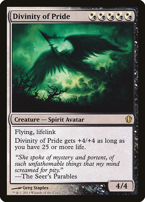Divinity of Pride - Commander 2013 Rare Card