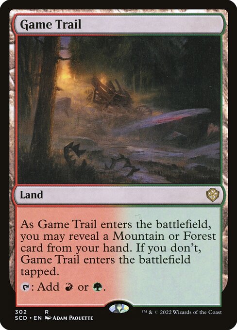 Game Trail - Starter Commander Decks Rare Card
