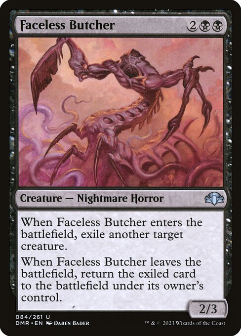 Faceless Butcher - Dominaria Remastered Uncommon Card