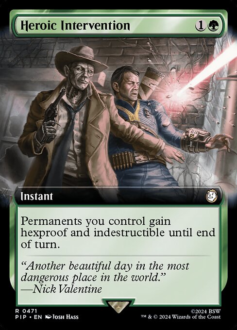 Heroic Intervention - Fallout Rare Card