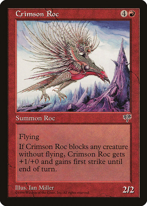 Crimson Roc - Mirage Uncommon Card