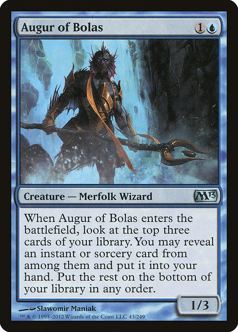 Augur of Bolas - Magic 2013 Uncommon Card