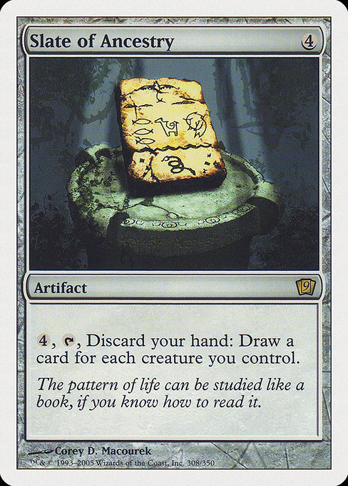 Slate of Ancestry - Ninth Edition Rare Card