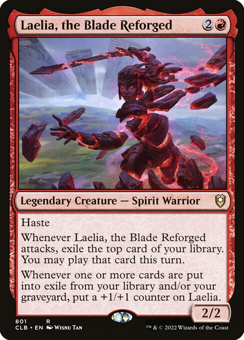 Laelia, the Blade Reforged - Commander Legends: Battle for Baldur's Gate Rare Card