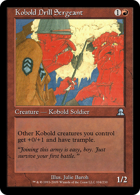 Kobold Drill Sergeant - Masters Edition III Uncommon Card