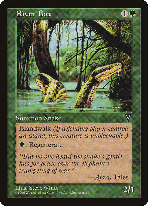 River Boa - Visions Common Card