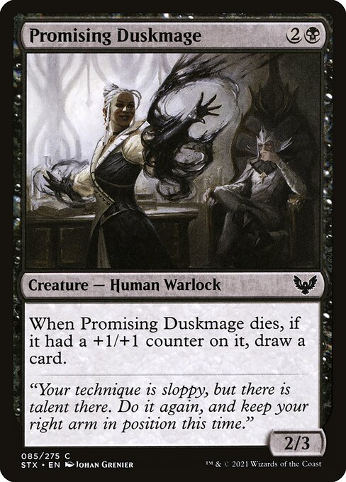 Promising Duskmage - Strixhaven: School of Mages Common Card