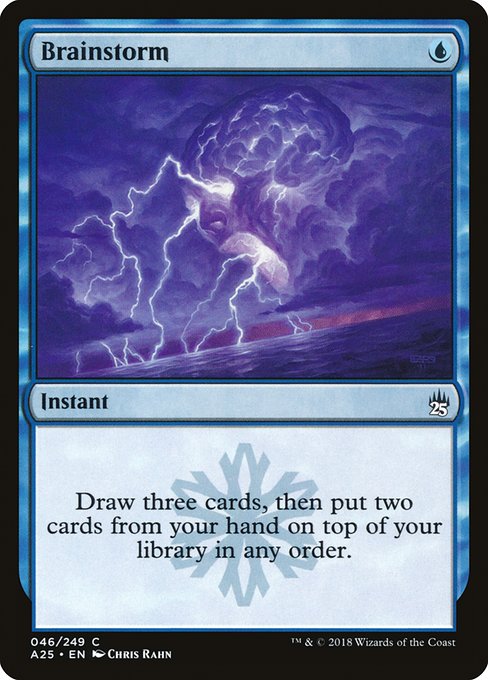 Brainstorm - Masters 25 Common Card