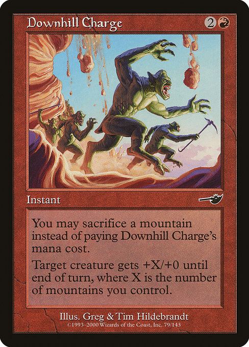 Downhill Charge - Nemesis Common Card