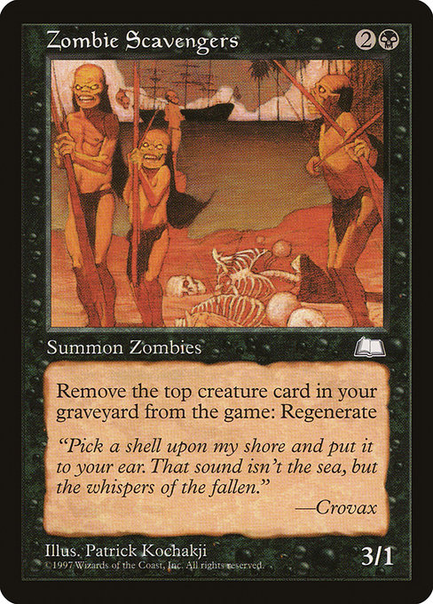 Zombie Scavengers - Weatherlight Common Card