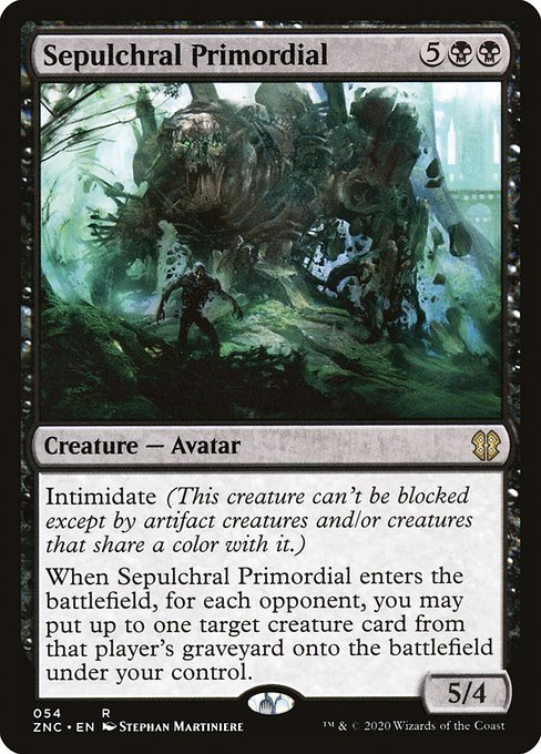 Sepulchral Primordial - Zendikar Rising Commander Rare Card