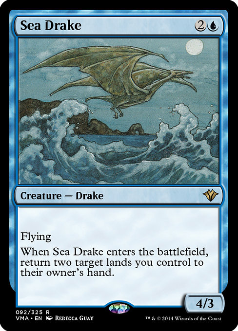 Sea Drake - Vintage Masters Rare Card