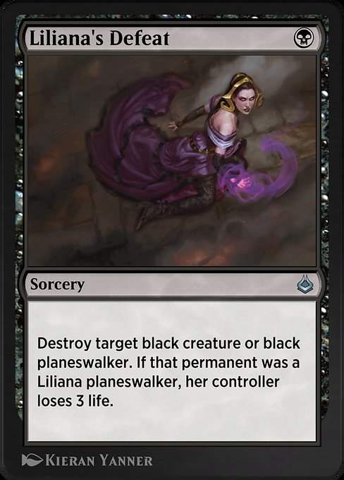 Liliana's Defeat - Amonkhet Remastered Uncommon Card