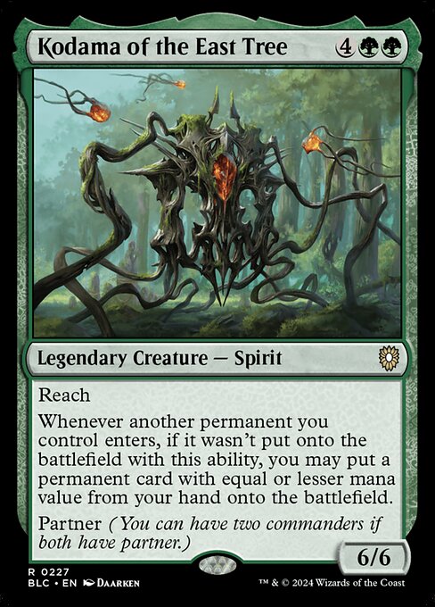 Kodama of the East Tree - Bloomburrow Commander Rare Card