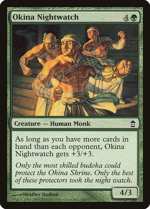 Okina Nightwatch - Saviors of Kamigawa Common Card