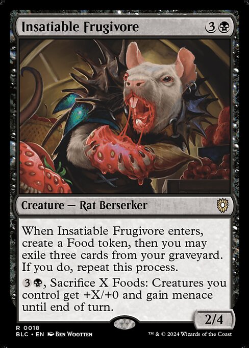 Insatiable Frugivore - Bloomburrow Commander Rare Card