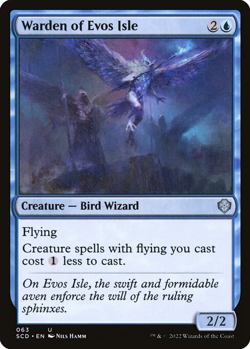Warden of Evos Isle - Starter Commander Decks Uncommon Card