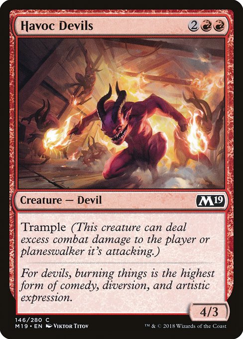 Havoc Devils - Core Set 2019 Common Card