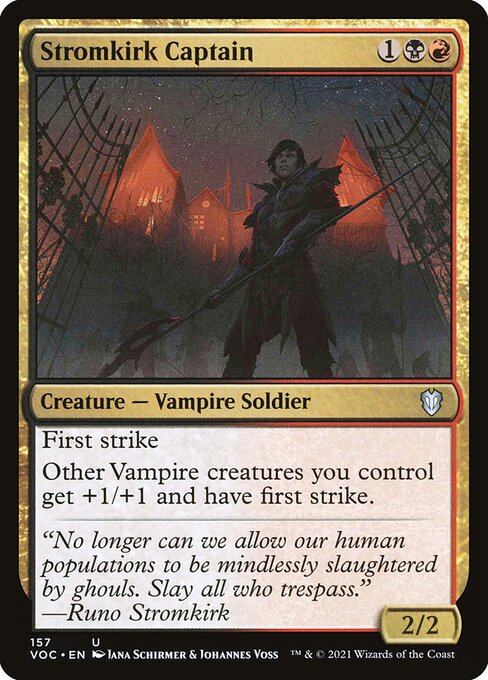 Stromkirk Captain - Crimson Vow Commander Uncommon Card