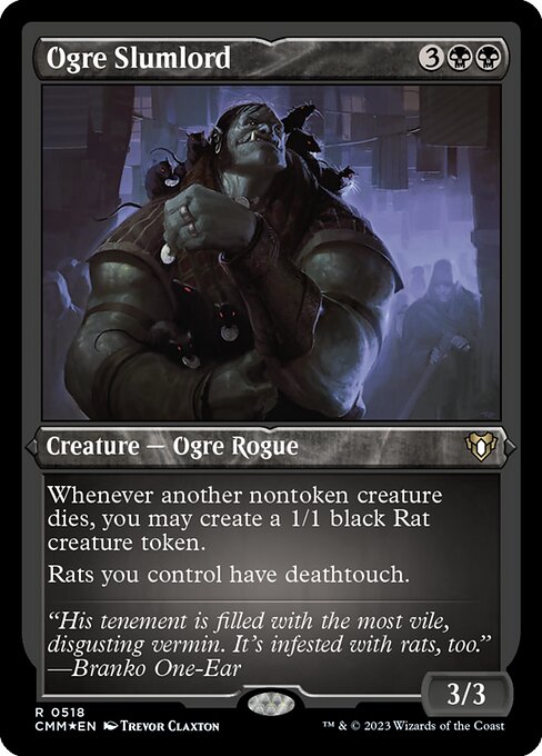 Ogre Slumlord - Commander Masters Rare Card