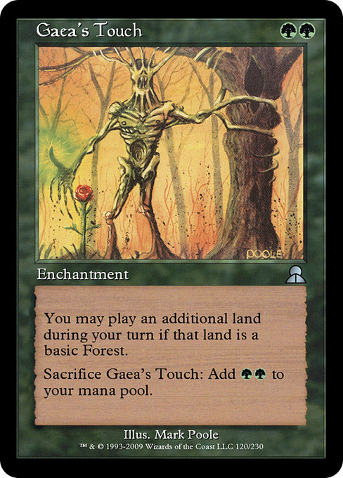 Gaea's Touch - Masters Edition III Uncommon Card